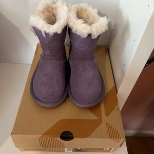 Koolaburra by UGG BABY GIRL Aribel Short Boot in Montana Purple, Size 5, NIB